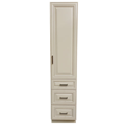 Crown LC188421 18 Inch Solid Wood Bathroom Linen Tower - RenoShop