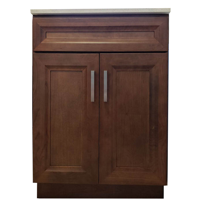 Crown VSB K11 Solid Wood Bathroom Vanity with Quartz Top & Sink - RenoShop