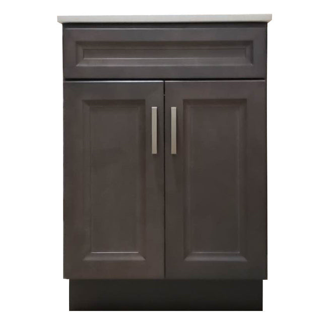 Crown VSB K10 Solid Wood Bathroom Vanity with Quartz Top & Sink - Crown Home