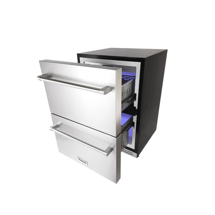 24-Inch Indoor Outdoor Freezer Drawer in Stainless Steel TRZ24U - RenoShop