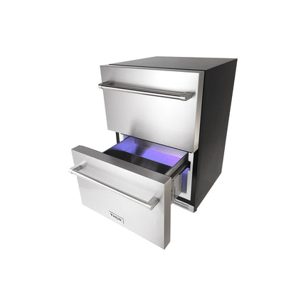 24-Inch Indoor Outdoor Freezer Drawer in Stainless Steel TRZ24U - RenoShop