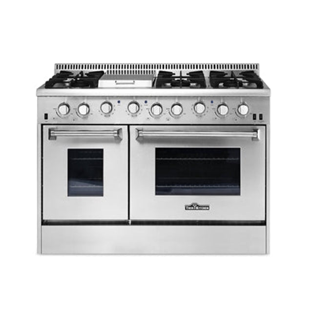 48" 6 Burner Stainless Steel Professional Gas Range TKG4801 - Open Box (Like HRG4808U) - RenoShop