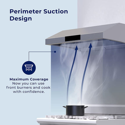 30" 800 CFM Steam Clean Stainless Steel Under Cabinet Range Hood PRO-STAC - RenoShop