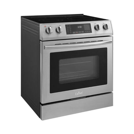 30" Electric Range, Freestanding, Front Control, Self Clean and Air Fry, ARE3001 - Crown Home Canada