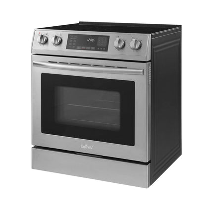 30" Electric Range, Freestanding, Front Control, Self Clean and Air Fry, ARE3001 - Crown Home Canada