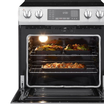 30" Electric Range, Freestanding, Front Control, Self Clean and Air Fry, ARE3001 - Crown Home Canada
