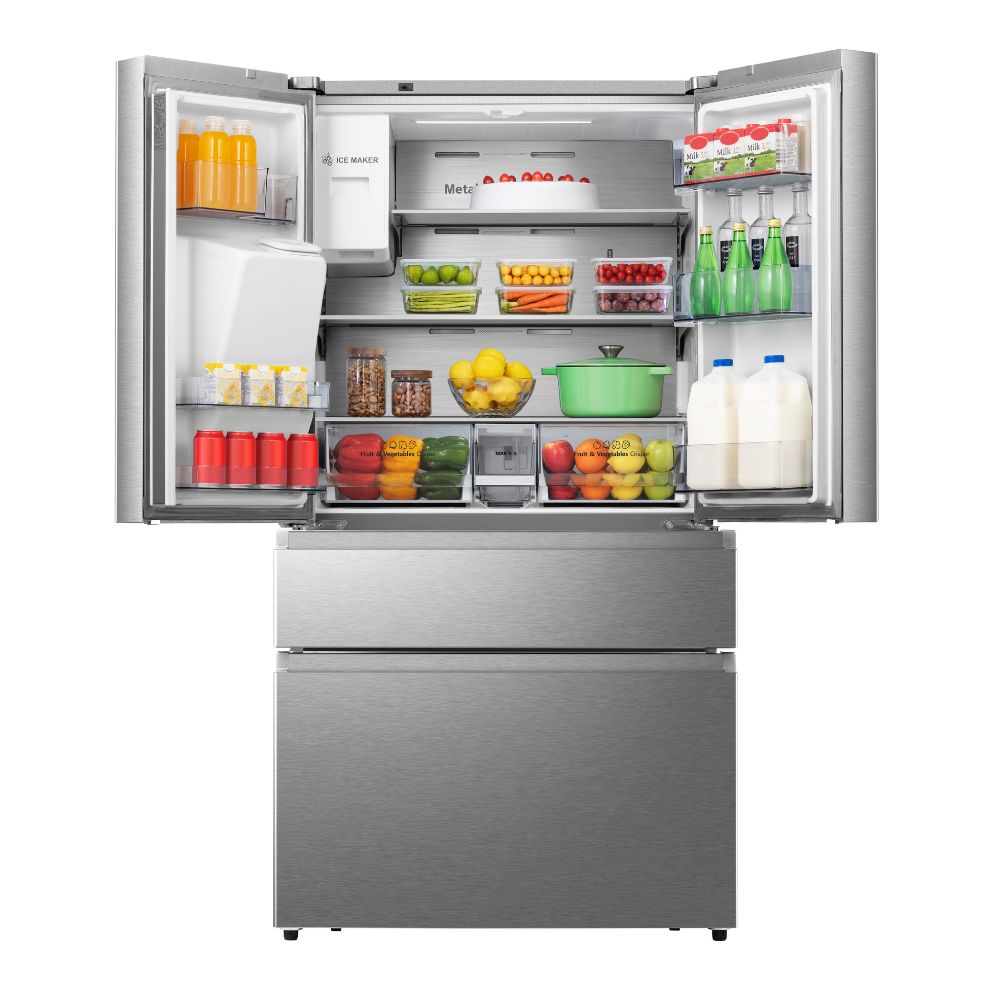 36"  4 Door counter depth Refrigerator with Ice & Water Dispenser ARF3601