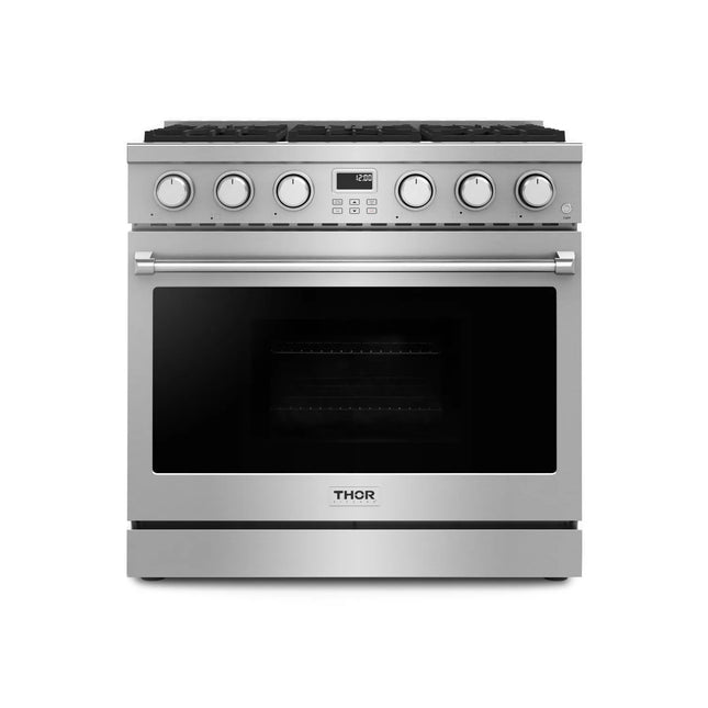36" Contemporary Professional Gas Range in Stainless Steel ARG36 - RenoShop