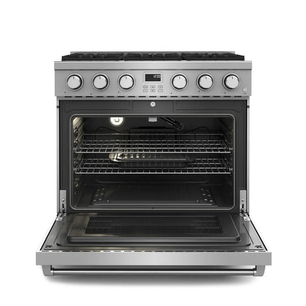 36" Contemporary Professional Gas Range in Stainless Steel ARG36 - RenoShop