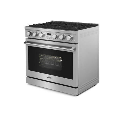 36" Contemporary Professional Gas Range in Stainless Steel ARG36 - RenoShop