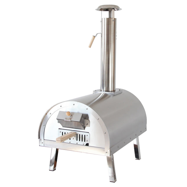Crown stainless steel wood burning BBQ outdoor pizza oven w/Accessories 86002