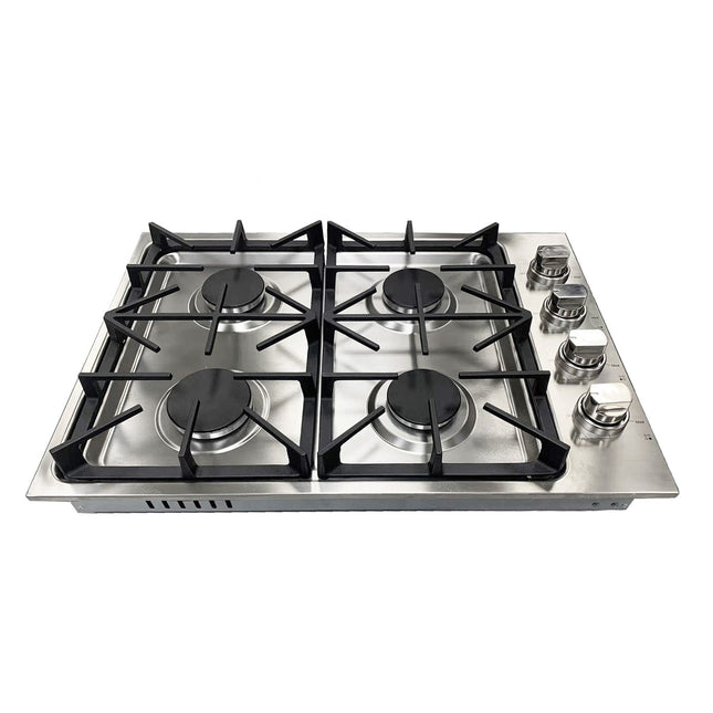 30" Professional 4 Burner Drop-In Stainless Steel Gas Cooktop LGC3001 48,000 BTU - RenoShop