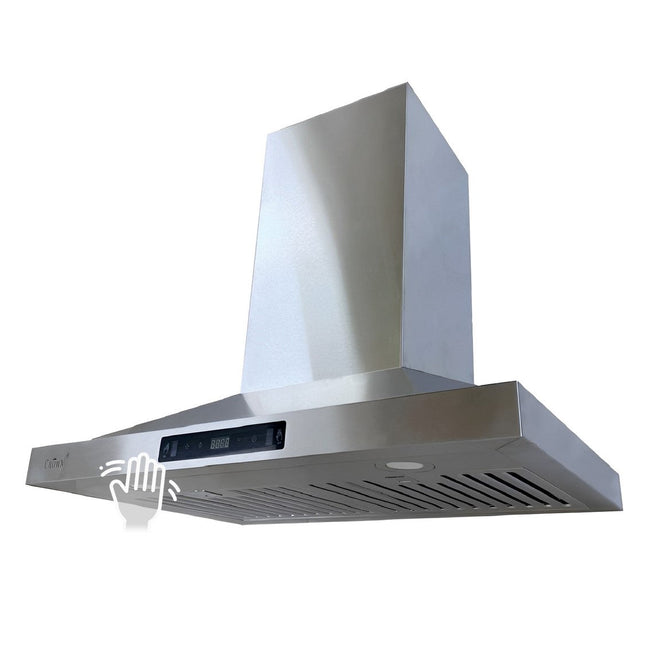 30" 900 CFM Stainless Steel Gesture Control Wall Mount Range Hood PRO-B09/30 - RenoShop