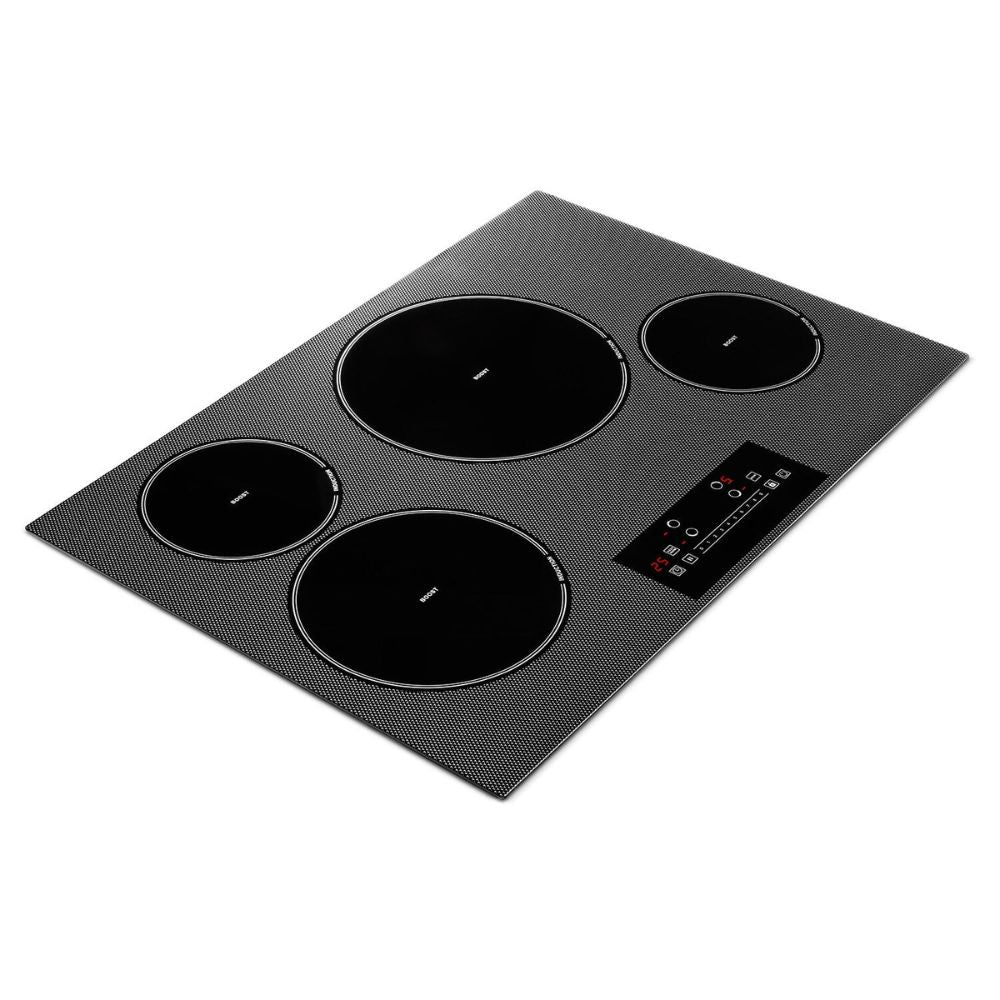 CROWN 30 Inch Induction Cooktop in Black with 4 Elements CIH30