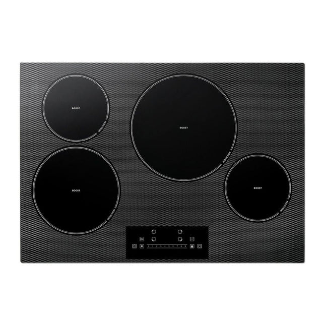 CROWN 30 Inch Induction Cooktop in Black with 4 Elements CIH30