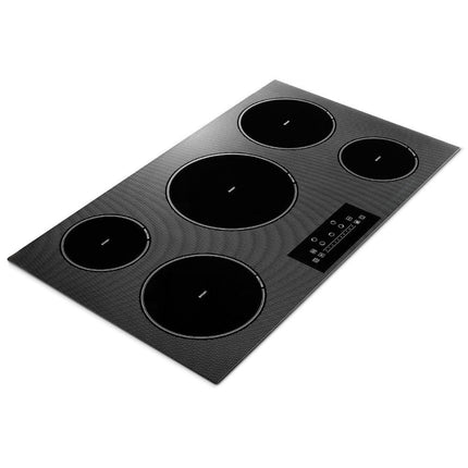 CROWN 36 Inch Induction Cooktop in Black with 5 Elements CIH36