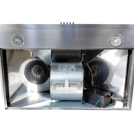 Crown EURO-B02/36 Euro Style 36" Stainless Steel Silver Wall Mount Range Hood - RenoShop