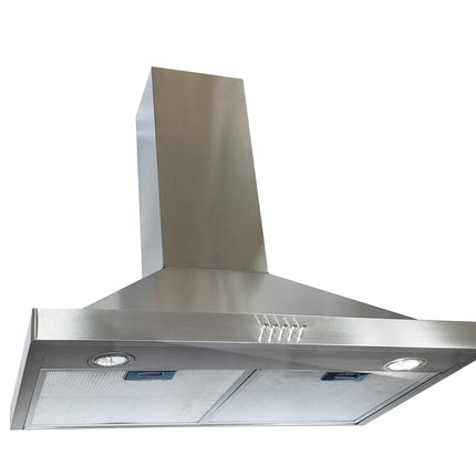 36" 600 CFM Stainless Steel Wall Mount Range Hood EURO-B02/36 - RenoShop