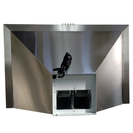 Crown EURO-B02/36 Euro Style 36" Stainless Steel Silver Wall Mount Range Hood - RenoShop
