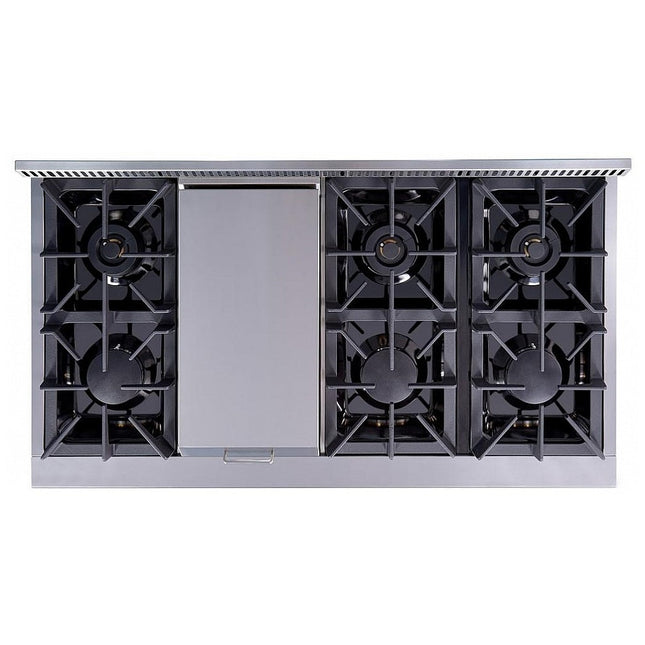 48" 6 Burner Stainless Steel Professional Gas Range TKG4801 - Open Box (Like HRG4808U) - RenoShop
