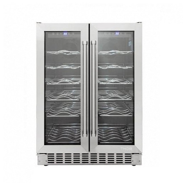 24" Dual Zone 36 Bottle Wine Cooler HWC2402U - RenoShop