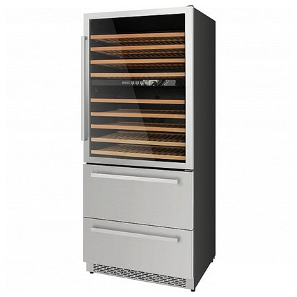 30" Built-in/Freestanding 128 Bottle Wine Cooler HWC2404U - RenoShop