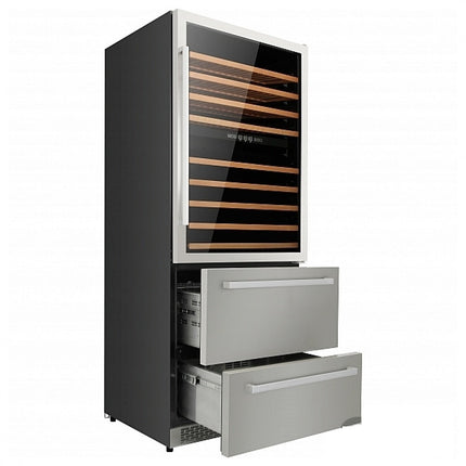 30" Built-in/Freestanding 128 Bottle Wine Cooler HWC2404U - RenoShop