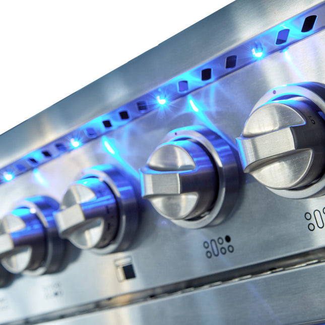 48" Stainless Steel Professional Gas Range HRG4808U - RenoShop