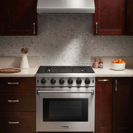 30" Gas Range in Stainless Steel LRG3001U - RenoShop