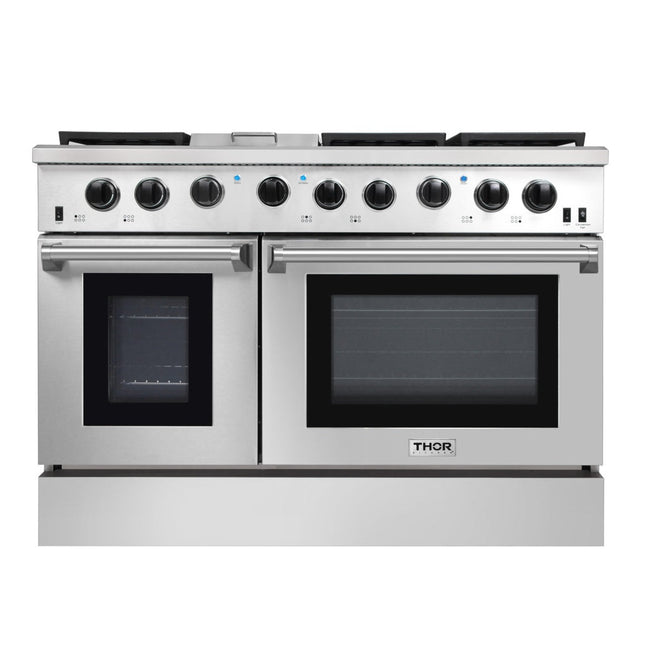 CRTK 48-4 - Pack ( 48" Gas Range, Fridge, Range Hood, & Dishwasher) Stainless Steel Kitchen Set, - RenoShop