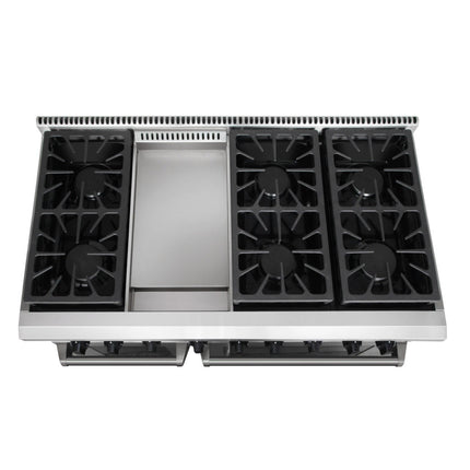 CRTK 48-4 - Pack ( 48" Gas Range, Fridge, Range Hood, & Dishwasher) Stainless Steel Kitchen Set, - RenoShop
