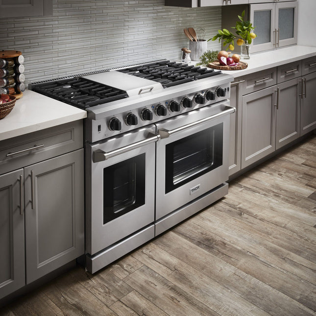 48" Gas Range in Stainless Steel LRG4807U - RenoShop