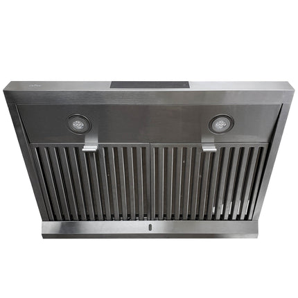Appliance Package, 4 Piece, 36" Fridge, 30" Gas Range, Range Hood & Dishwasher) Stainless Steel Kitchen Set,  BRTK 30-4 - RenoShop