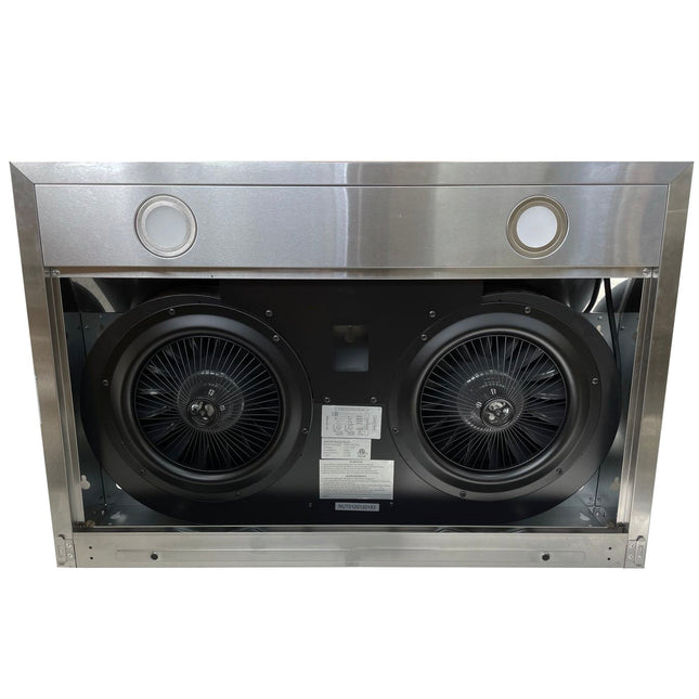 NOVEL Professional Under cabinet Range Hood powerful 800 CFM stainless steel