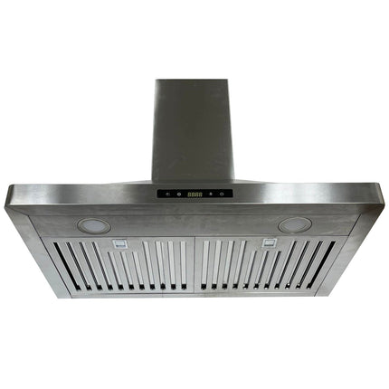 NOVEL Professional Wall cabinet Range Hood powerful 900 CFM stainless steel PRO-NWBZ01