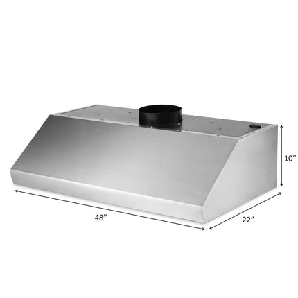 48" 1000 CFM Professional Stainless Steel Under Cabinet Range Hood HRH4806U - RenoShop
