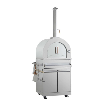 Wood Fired Stainless Steel Outdoor Pizza Oven with Cabinet MK07SS304 - RenoShop