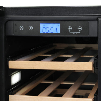 Thor Kitchen TBC2401DI 24 Inch Under Counter French Door Dual Zone Wine Cooler - RenoShop