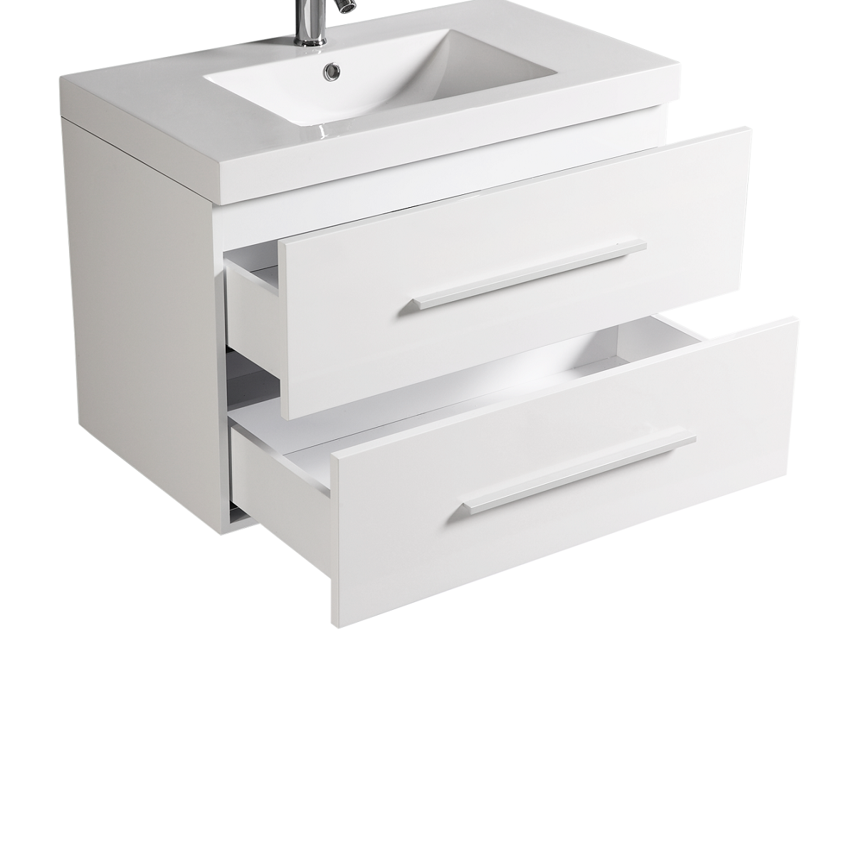 Crown TM8119S Wall Mount Bathroom Vanity Set 32 Inch with Mirror - RenoShop