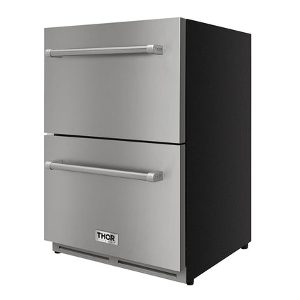 24" Indoor/Outdoor Stainless Steel Refrigerator Drawer TRF2401U - RenoShop