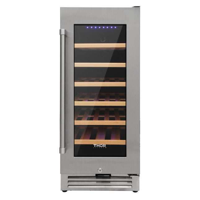 Thor Kitchen TWC1501 33 Bottle 15 Inch Wine Cooler with Sabbath Mode - RenoShop