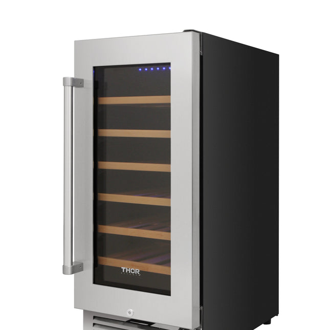 Thor Kitchen TWC1501 33 Bottle 15 Inch Wine Cooler with Sabbath Mode - RenoShop