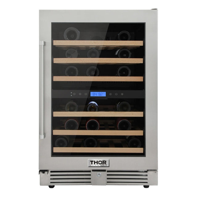 24" Dual Zone Indoor/Outdoor 46 Bottle Wine Cooler TWC2401DO - RenoShop