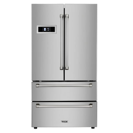 36" Counter depth French door Stainless Steel Refrigerator HRF3601F - RenoShop