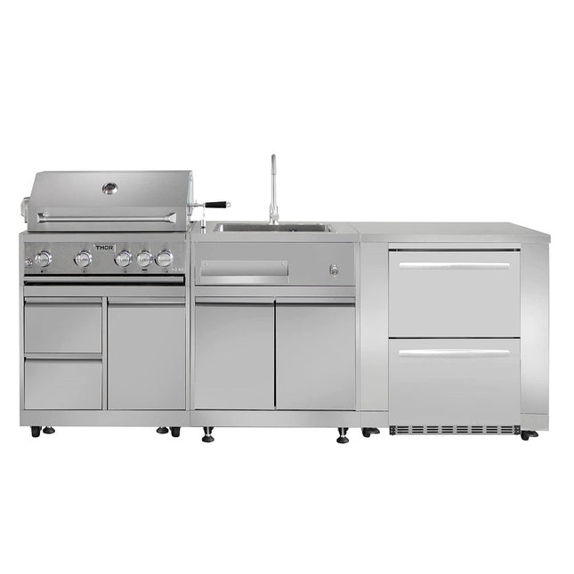 THOR 5-Pc Pro Style  Stainless Steel Modular Outdoor Kitchen Suite 5Pc-1 - RenoShop