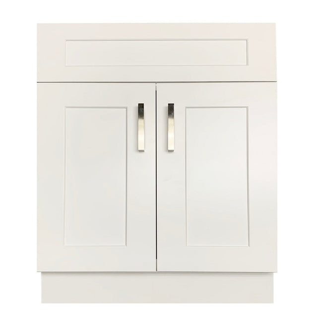 30" Solid Wood Bathroom Vanity with Quartz Top & Sink VSB30 - RenoShop