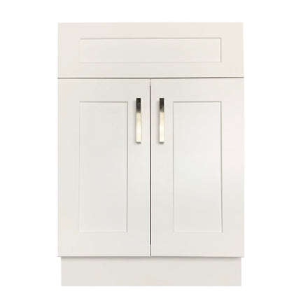 Crown VSB24 24" Solid Wood Bathroom Vanity with Quartz Top & Sink - RenoShop