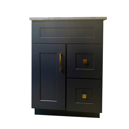 24" Solid Wood Bathroom Vanity Cabinet Only VSD24R - RenoShop
