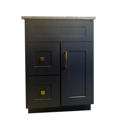 24" Solid Wood Bathroom Vanity Cabinet Only VSD24L - RenoShop