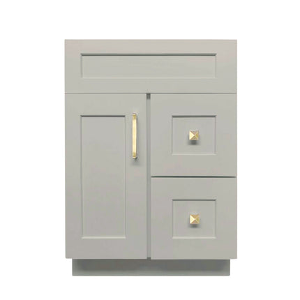 24" Solid Wood Bathroom Vanity Cabinet Only VSD24R - Crown Home Canada
